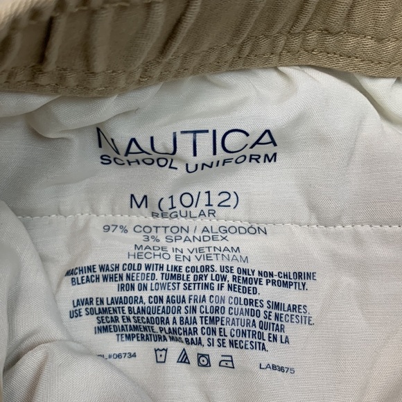 NAUTICA Big Boys Uniform Evan Tapered-Fit Stretch Joggers Size M(10/12) - Picture 7 of 10